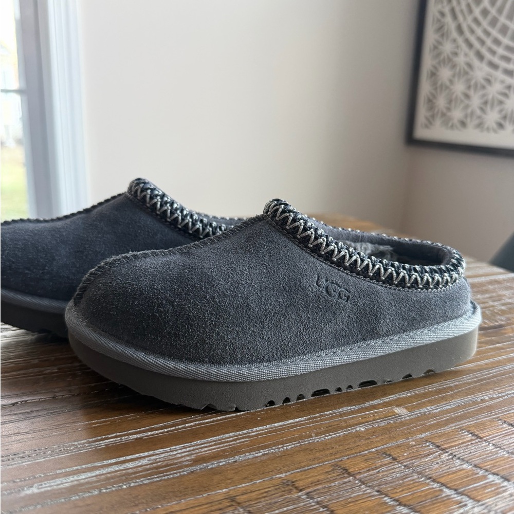 UGG tazzman Kids Gray / blue Slippers 13 youth - Picture 2 of 7